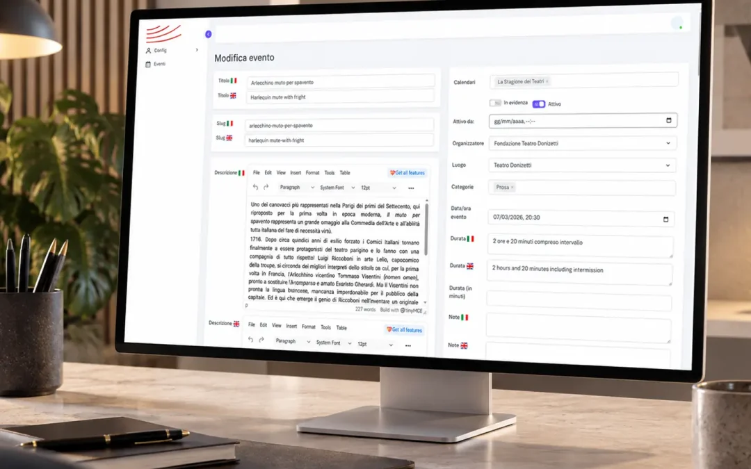 ECAL – Gestione eventi